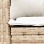 Silla mecedora de jardín con cojines ratán sintético beige de , Sillas de jardín - Ref: Foro24-4104197, Precio: 109,14 €, Des...