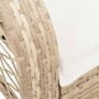 Silla mecedora de jardín con cojines ratán sintético beige de , Sillas de jardín - Ref: Foro24-4104197, Precio: 109,14 €, Des...