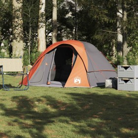 Tienda de campaña para 4 personas impermeable gris y naranja de , Tiendas de campaña - Ref: Foro24-4009560, Precio: 87,06 €, ...