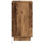Mesilla de noche con luces LED madera vieja 38x34x65 cm de , Mesitas de noche - Ref: Foro24-861308, Precio: 71,38 €, Descuent...