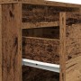 Mesilla de noche con luces LED madera vieja 38x34x65 cm de , Mesitas de noche - Ref: Foro24-861308, Precio: 71,38 €, Descuent...