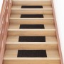 Alfombrillas escaleras autoadhesivas 30uds marrón 60x25 cm de , Alfombrillas para escalones - Ref: Foro24-3365709, Precio: 64...