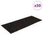 Alfombrillas escaleras autoadhesivas 30uds marrón 60x25 cm de , Alfombrillas para escalones - Ref: Foro24-3365709, Precio: 64...
