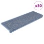 Alfombra autoadhesiva escalera sisal 30 uds 65x21x4 cm azul de , Alfombrillas para escalones - Ref: Foro24-3365886, Precio: 1...