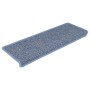 Alfombra autoadhesiva escalera sisal 30 uds 65x21x4 cm azul de , Alfombrillas para escalones - Ref: Foro24-3365886, Precio: 1...