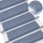 Alfombra autoadhesiva escalera sisal 30 uds 65x21x4 cm azul de , Alfombrillas para escalones - Ref: Foro24-3365886, Precio: 1...