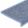 Alfombra autoadhesiva escalera sisal 30 uds 65x21x4 cm azul de , Alfombrillas para escalones - Ref: Foro24-3365886, Precio: 1...