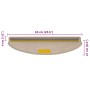 Alfombra autoadhesiva escalera sisal 30 uds beige oscuro de , Alfombrillas para escalones - Ref: Foro24-3365878, Precio: 226,...