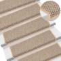 Alfombra autoadhesiva escalera sisal 30 uds beige claro de , Alfombrillas para escalones - Ref: Foro24-3365892, Precio: 217,2...