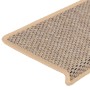Alfombra autoadhesiva escalera sisal 30 uds beige claro de , Alfombrillas para escalones - Ref: Foro24-3365892, Precio: 217,2...