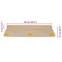 Alfombra autoadhesiva escalera sisal 30 uds beige claro de , Alfombrillas para escalones - Ref: Foro24-3365892, Precio: 217,2...