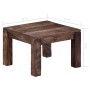 Mesa de centro madera maciza de mango 50x50x35 cm en Mesas de centro | Comprar online en Foru.es