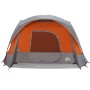Tienda de campaña familiar 6 personas impermeable gris naranja de , Tiendas de campaña - Ref: Foro24-4009557, Precio: 176,79 ...