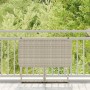 Mesa de jardín plegable gris claro 90x51x75 cm ratán sintético de , Mesas de jardín - Ref: Foro24-4108258, Precio: 82,27 €, D...