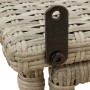 Mesa de jardín plegable gris claro 90x51x75 cm ratán sintético de , Mesas de jardín - Ref: Foro24-4108258, Precio: 82,27 €, D...