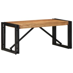 Mesa de centro 80x40x35 cm de madera maciza de acacia de , Mesas de centro - Ref: Foro24-4016678, Precio: 93,29 €, Descuento: %