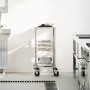 Carro con bandejas y 6 contenedores GN 39x55x87 cm de , Carros de cocina y comedor - Ref: Foro24-4108073, Precio: 117,78 €, D...