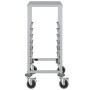 Carro con bandejas y 6 contenedores GN 39x55x87 cm de , Carros de cocina y comedor - Ref: Foro24-4108073, Precio: 117,78 €, D...