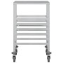 Carro con bandejas y 6 contenedores GN 39x55x87 cm de , Carros de cocina y comedor - Ref: Foro24-4108073, Precio: 117,78 €, D...