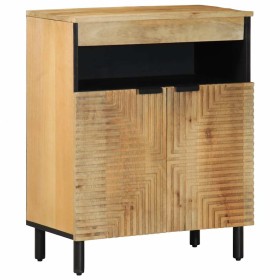 Aparador marrón 60x33x75 cm madera maciza mango de , Almacenamiento para CD y DVD - Ref: Foro24-4017745, Precio: 114,37 €, De...