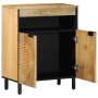 Aparador marrón 60x33x75 cm madera maciza mango de , Almacenamiento para CD y DVD - Ref: Foro24-4017745, Precio: 114,37 €, De...