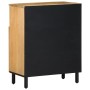 Aparador marrón 60x33x75 cm madera maciza mango de , Almacenamiento para CD y DVD - Ref: Foro24-4017745, Precio: 114,37 €, De...