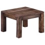 Mesa de centro madera maciza de mango 50x50x35 cm en Mesas de centro | Comprar online en Foru.es