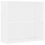 Estantería de madera de ingeniería blanca 80x30x76,5 cm de , Librerías y estanterías - Ref: Foro24-800999, Precio: 41,25 €, D...