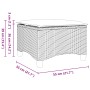 Taburetes de jardín con cojines 2 uds marrón 55x55x36 cm de , Otomanas de exterior - Ref: Foro24-4108247, Precio: 96,84 €, De...