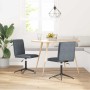Sillas de comedor 2 unidades terciopelo gris oscuro de , Sillas de comedor - Ref: Foro24-3315368, Precio: 116,08 €, Descuento: %