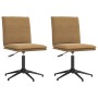 Sillas de comedor 2 unidades terciopelo marrón de , Sillas de comedor - Ref: Foro24-3315375, Precio: 115,11 €, Descuento: %