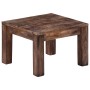 Mesa de centro madera maciza de mango 50x50x35 cm en Mesas de centro | Comprar online en Foru.es