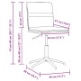 Sillas de comedor 2 unidades terciopelo marrón de , Sillas de comedor - Ref: Foro24-3315375, Precio: 115,11 €, Descuento: %