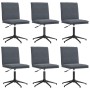 Sillas de comedor 6 unidades terciopelo gris oscuro de , Sillas de comedor - Ref: Foro24-3315698, Precio: 337,51 €, Descuento: %