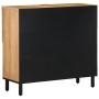 Aparador marrón 80x33x75 cm madera maciza mango de , Almacenamiento para CD y DVD - Ref: Foro24-4017747, Precio: 135,58 €, De...