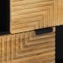 Aparador marrón 80x33x75 cm madera maciza mango de , Almacenamiento para CD y DVD - Ref: Foro24-4017747, Precio: 135,58 €, De...