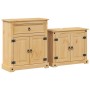 Juego de muebles de baño Corona 2 pzas madera maciza pino de , Muebles de baño - Ref: Foro24-3334636, Precio: 215,19 €, Descu...
