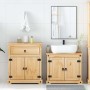 Juego de muebles de baño Corona 2 pzas madera maciza pino de , Muebles de baño - Ref: Foro24-3334636, Precio: 215,19 €, Descu...