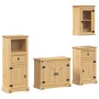 Juego de muebles de baño Corona 4 pzas madera maciza pino de , Muebles de baño - Ref: Foro24-3334634, Precio: 366,82 €, Descu...