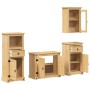 Juego de muebles de baño Corona 4 pzas madera maciza pino de , Muebles de baño - Ref: Foro24-3334634, Precio: 366,82 €, Descu...