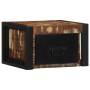 Mesillas de noche multicolor 2 uds 40x35x25 cm madera reciclada de , Mesitas de noche - Ref: Foro24-4015948, Precio: 129,23 €...
