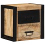 Mesitas de noche 2 uds 40x35x40 cm madera maciza rugosa mango de , Mesitas de noche - Ref: Foro24-4015955, Precio: 169,92 €, ...