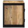 Mesitas de noche 2 uds 40x35x40 cm madera maciza rugosa mango de , Mesitas de noche - Ref: Foro24-4015955, Precio: 169,92 €, ...