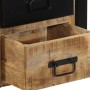 Mesitas de noche 2 uds 40x35x40 cm madera maciza rugosa mango de , Mesitas de noche - Ref: Foro24-4015955, Precio: 169,92 €, ...