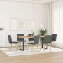 Sillas de comedor 6 unidades tela gris oscuro de , Sillas de comedor - Ref: Foro24-3315492, Precio: 302,19 €, Descuento: %