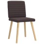 Sillas de comedor 6 unidades tela marrón oscuro de , Sillas de comedor - Ref: Foro24-3315548, Precio: 299,62 €, Descuento: %