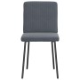 Sillas de comedor 6 unidades terciopelo gris oscuro de , Sillas de comedor - Ref: Foro24-3315557, Precio: 249,99 €, Descuento: %