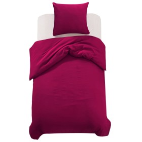 Set de funda de edredón burdeos 155x220/80x80 cm de , Fundas de nórdico - Ref: Foro24-132433, Precio: 27,01 €, Descuento: %