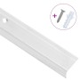 Perfiles de peldaños forma de L 5 uds aluminio plata 90 cm de , Escaleras - Ref: Foro24-146730, Precio: 18,09 €, Descuento: %