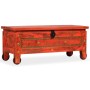 Baúl de almacenaje de madera maciza de mango 101x39x42 cm rojo de , Baúles de almacenamiento - Ref: Foro24-244949, Precio: 22...